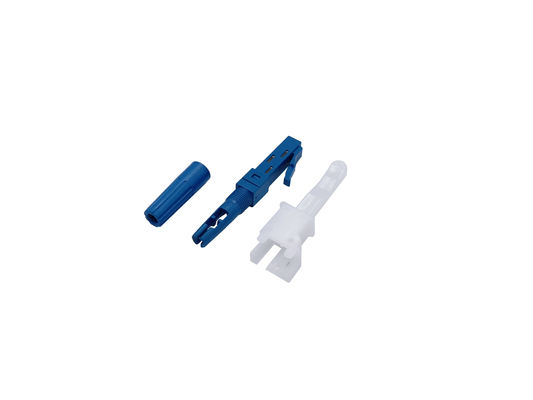 LC Fast Connector Field Installable Connector SM 2*1.6mm Flat Drop Cable Blue