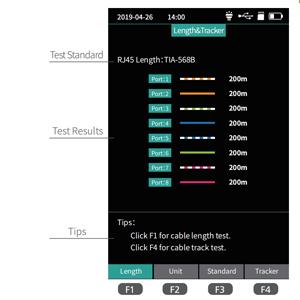1310/1550nm SM 테스트 범위 5m-60Km 미니 OTDR 9 in 1 APC UPC SC/FC/ST/LC 어댑터와 함께 테스트 5