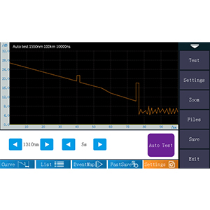 광섬유 도구 키트 OTDR 광섬유 검사기 1310/1550nm 26/24dB 테스트 범위 500m-100Km 3