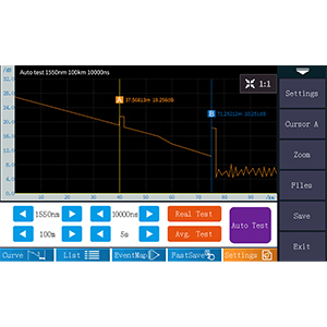 광섬유 도구 키트 OTDR 광섬유 검사기 1310/1550nm 26/24dB 테스트 범위 500m-100Km 4