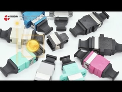 데이타 센터 패칭 시스템을 위한 MPO MTP 광 섬유용 어댑터 연결기 12 섬유 OM4