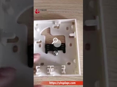 FTB86Y 2 포트 SC FTTH 벽 출구 UL94V0 불 retardant