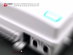 FDB0324 화이트 PC SC 광섬유 종료 상자 ODB OSB 24 포트 힌지 디자인