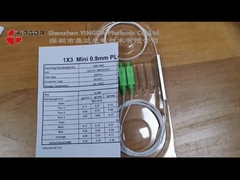 1x9 스틸 튜브 NAP 광섬유 스플리터 G657A1 FTTR PLC 스플리터 SC APC 커넥터