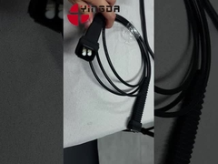 0.9mm SX 방수 섬유 패치 케이블 LC-LC 연결