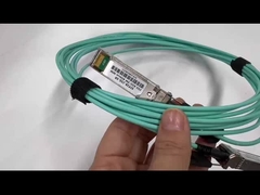 AOC 케이블 25G SFP28에서 SFP28 5m 전송, OM3 300 아쿠아 850nm 검은색 당기는