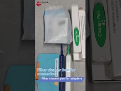 FTTH 광섬유 한 클릭 LC MU 커넥터 1.25mm 클리너 클리닝 펜 타입 블루 CE ROHS