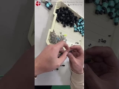 극성 B 12 광섬유 MTP MPO APC 여성에서 남성 패치 코드 트럭 케이블 조립