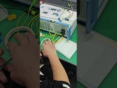 고밀도 MTP MPO 케이블 - LC 12 코어 하이드라 케이블 조립 장치 가이드 핀과 남성 커넥터