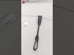FTTH 플라스틱 드롭 와이어 클램프 블랙 케이블 설치 키트 2*3mm 2*5mm 케이블