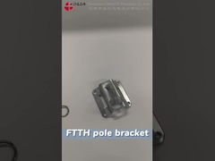 광섬유 H형 갈고리 클램프 브래킷 금속 케이블 드롭 와이어 긴장 클램프