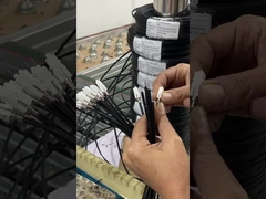 자기 지원 FTTH 패치 케이블 SC - SC 섬유 드롭 케이블 블랙 FRP LSZH 20M