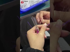 윙다 고속 8섬유 MPO 남성에서 LC OM3 Fanout 패치 코드 싱글 모드 9/125um 브레이크 100G 400G