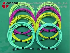 400G MPO 케이블 MPO-MPO 패치 코드 암 OM3 16 코어 타입 B 5M