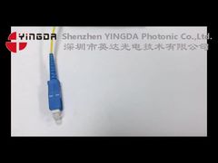 광섬유 PLC 분배기 모듈 1:16 1 대 16 SC/UPC 카세트 카드 2.0mm 피그테일 데모 보기