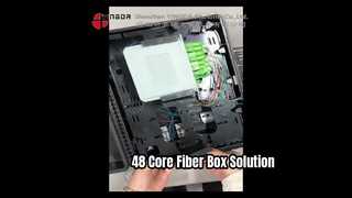 48 핵심 옥외 광섬유 쪼개는 도구 상자 IP65 FTTH 해결책