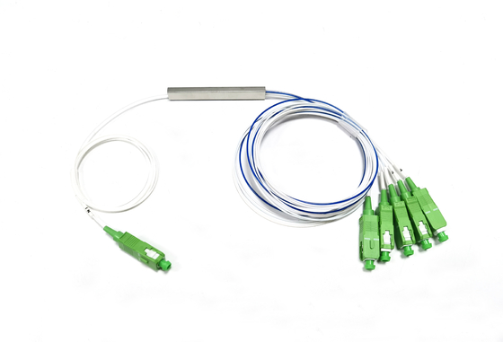 주문 FTTR 수동적 1시 5분은 작은 블록 없는 광섬유 PLC 분배기 SC 1X5 70/30 60/40을 불균형하게 했습니다 온라인 제조