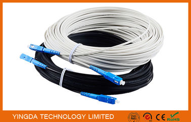 주문 옥외 광섬유 접속 코드 FTTH 네트워크 헝겊 조각 케이블 1 중핵 SC/UPC - SC/UPC 40M 온라인 제조