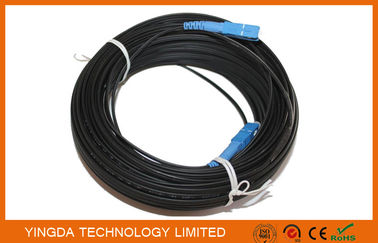 주문 SC/UPC 200는 광섬유 접속 코드 FRP 사각 FTTH 하락 광섬유 잠바를 미터로 잽니다 온라인 제조