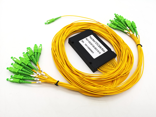 주문 맞춘 PON 1x32 SC 광섬유 PLC 분배기 손실 FTTH와 CATV 분배기 온라인 제조