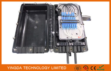 주문 공중 스플 라이스 클로저 PLC 스플리터 1x8 SC 어댑터 FTTH 드롭 케이블 스트레이트 스루를 위해 온라인 제조
