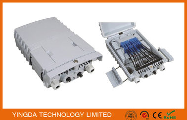 주문 IP65 광섬유 쪼개는 도구 상자 검정 백색 PC Ftth 섬유 배급 상자 온라인 제조