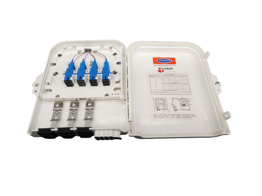 주문 YINGDA 외관 벽 장착 1 ~ 8 PLC 스플리터 광섬유 상자 IP65, 3in 8out 배포 장 온라인 제조