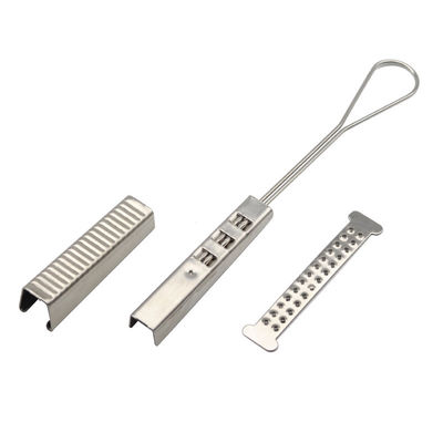 주문 금속 스테인레스 스틸 드롭 와이어 클램프 케이블 설치 키트 2x5mm 평면 드롭 케이블 온라인 제조