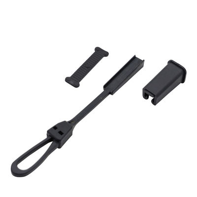 주문 FTTH 플라스틱 드롭 와이어 클램프 블랙 케이블 설치 키트 2*3mm 2*5mm 케이블 온라인 제조