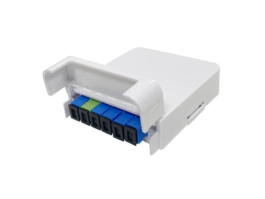 주문 ISO 광섬유 종료 상자 분할 모듈 카세트 상자 1 * 5 미니 PLC 분할 상자 온라인 제조