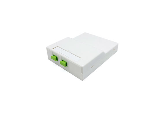 주문 2 SC FTTH 실내 네트워크용 단일/다중 모드 광섬유 종료 상자 온라인 제조