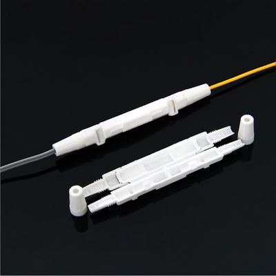 주문 1 포트 미니 FTTH 드롭 케이블 스플라이스 보호 상자 흰색 둥근 개방형 PP 온라인 제조