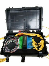 주문 FTTH 하락 케이블 쪼개는 도구 배급 상자 24cores 18pcs SC 접합기 온라인 제조