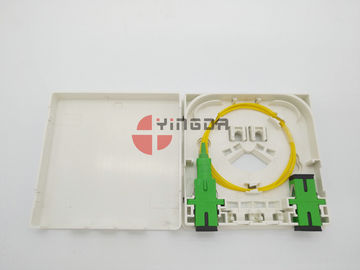주문  반대로 UV SC/APC 떠꺼머리 & 접합기 반대로 불을 가진 2개의 항구 광섬유 종료 상자 온라인 제조
