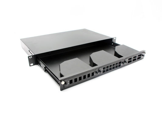 주문 YINGDA 72 코어 MPO 슬라이딩 드라워 타입 광섬유 패치 패널 데이터 센터 케이블링 100G 400G 온라인 제조