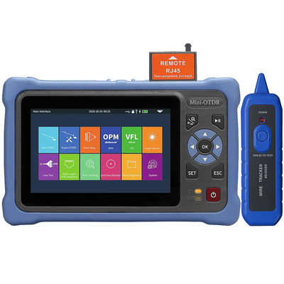 주문 광섬유 도구 키트 OTDR 광섬유 검사기 1310/1550nm 26/24dB 테스트 범위 500m-100Km 온라인 제조