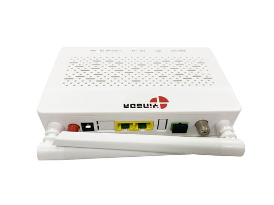 주문 XPON 광망 단위 OLT 10W 1GE 1FE CATV WIFI ABS 케이스 온라인 제조