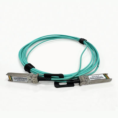 주문 AOC 케이블 25G SFP28에서 SFP28 5m 전송, OM3 300 아쿠아 850nm 검은색 당기는 온라인 제조