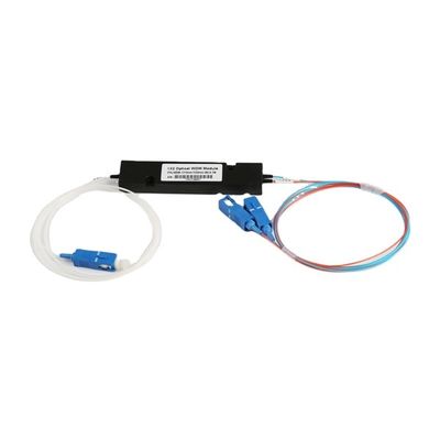 주문 ABS 모듈 WDM FWDM 커플러 1*2 커넥터 SC UPC 0.9MM 케이블 온라인 제조