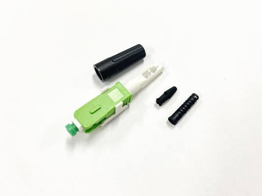 주문 빠른 커넥터 SC APC IL 0.3dB 푸셔 포함 3mm 원형 FTTH 드롭 케이블용 광섬유 빠른 퀵 커넥터 온라인 제조