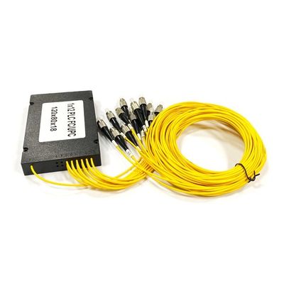 주문 고품질 FTTH 1x12 FC 커넥터 광섬유 박스 배포자 ABS 박스 PLC 스플리터 랙 패치 패널 온라인 제조