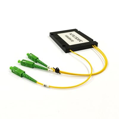 주문 단일 모드 FTTH 광섬유 스플리터 1X2 1X4 1X8 ABS 박스 2.0mm FTTA 광섬유 장비 FTTH 사용 온라인 제조