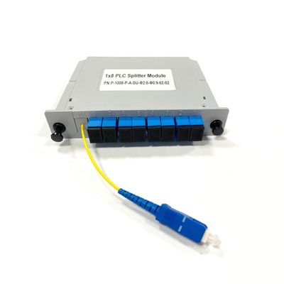 주문 1x8 Fiber Optic Splitter Module Ideal for Passive Optical Networks and Signal Distribution in Telecommunication Systems 온라인 제조