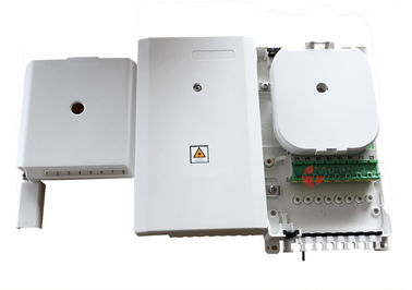 주문 FTTH 8 항구 완료되는 1/8의 Plc 쪼개는 도구를 위한 자르지 않는 케이블 광섬유 종료 상자 IP54 온라인 제조