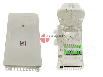 주문 IP54 옥외 섬유 종료 상자, FTTH 하락 케이블을 위한 벽 산 섬유 종료 상자 온라인 제조