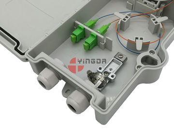 주문 FTTH 4 핵심 옥외 섬유 종료 상자, 광섬유 연결 상자 SC 접합기 온라인 제조