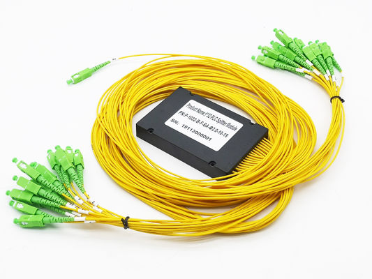 주문 ABS 모듈 박스 형상 G652D 1x32 광섬유 PLC 분배기 온라인 제조