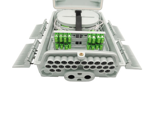 주문 폴란드 & 잘 고정된 광섬유 배급 상자 24는 1x16 PLC 쪼개는 도구 IP65로 향합니다 온라인 제조