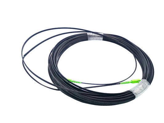 주문 옥외 FTTH SC 접속 코드 자활 3 철강선 하락 케이블 2x5mm G657A1 검정 온라인 제조