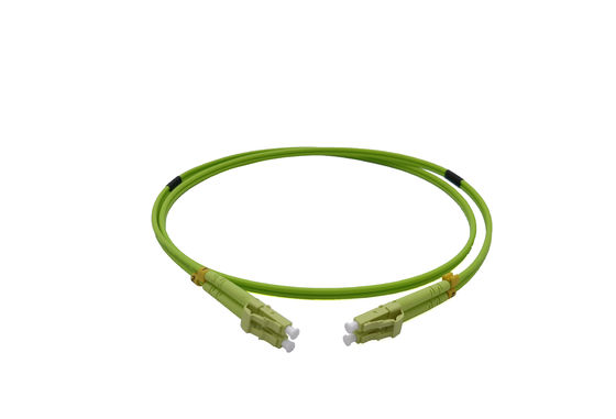 주문 데이터 센터 OM5 광학 접속 코드 잠바 LC zipcord 100G 40G 케이블 네트워크 녹색 1M 3mm LSZH 온라인 제조